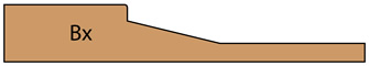 cross section of Center Panel BX